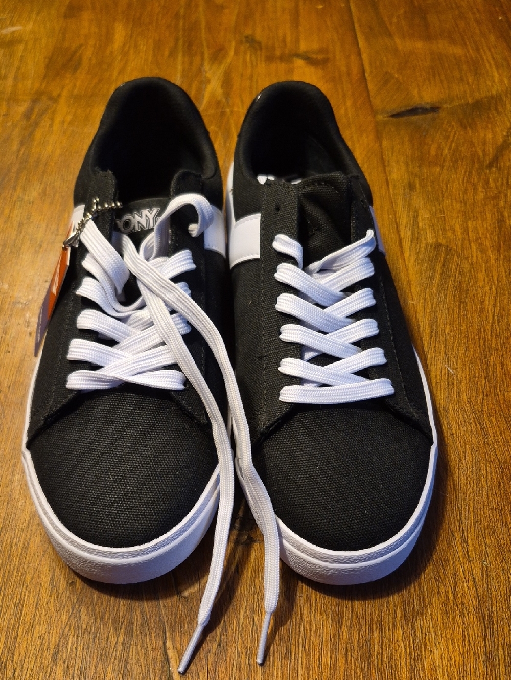 Pony Black and White Women's Athletic Sneakers